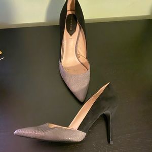 Zara woman’s heels black and grey size 7.5